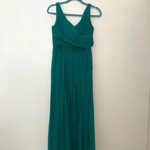 J Crew Gown in Green (Size 8)